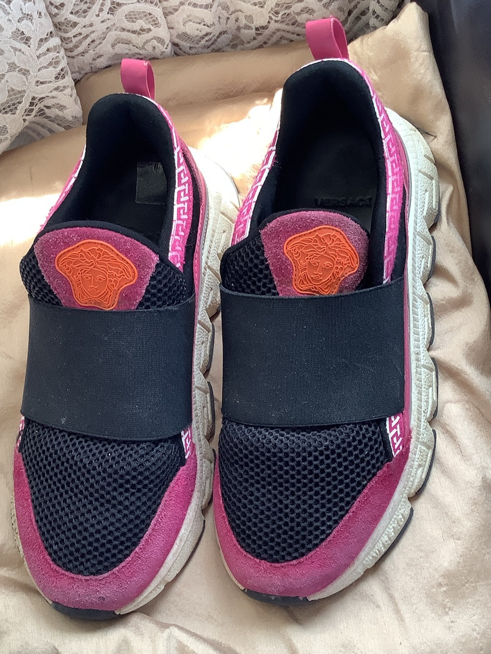 Versace sneakers for little girl..